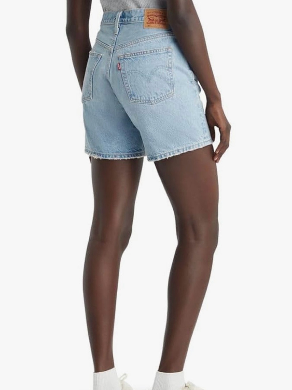 Levi's 501 Women's Mid Thigh Denim Shorts Size 34 NEW